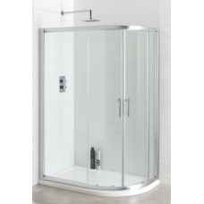 1400mm Offset Shower Enclosure c/w Tray